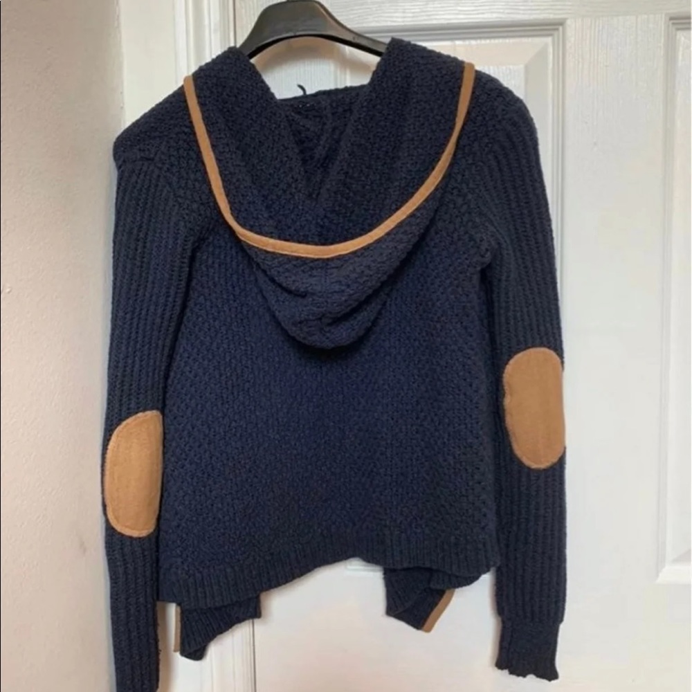 Abercrombie and Fitch Navy Blue open sweater